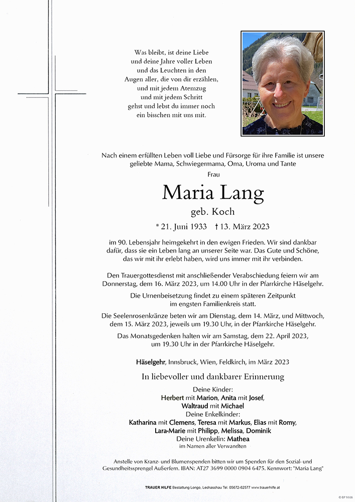 Maria Lang